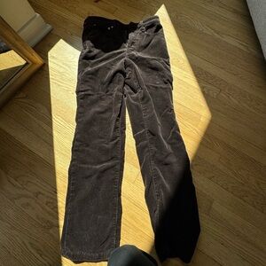 Quince high waisted straight leg cordorouy pants